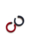 Navy Blue & Crimson